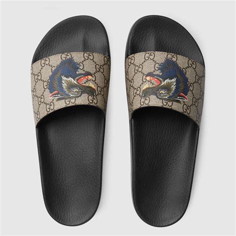 lion gucci slides|Gucci slides outlet.